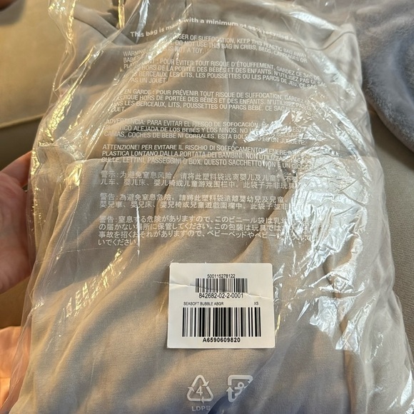 SEASOFT BUBBLE HEM HOOD ABALONE GREY - Picture 4 of 5